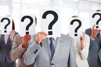 Picture- Group of people holding question marks in front of their faces